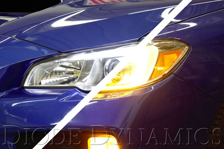 Diode Dynamics, DIODE DYNAMICS SWITCHBACK LED C-LIGHT DRLS FOR HEADLIGHTS 2015-2021 Subaru WRX & STI | DD2016
