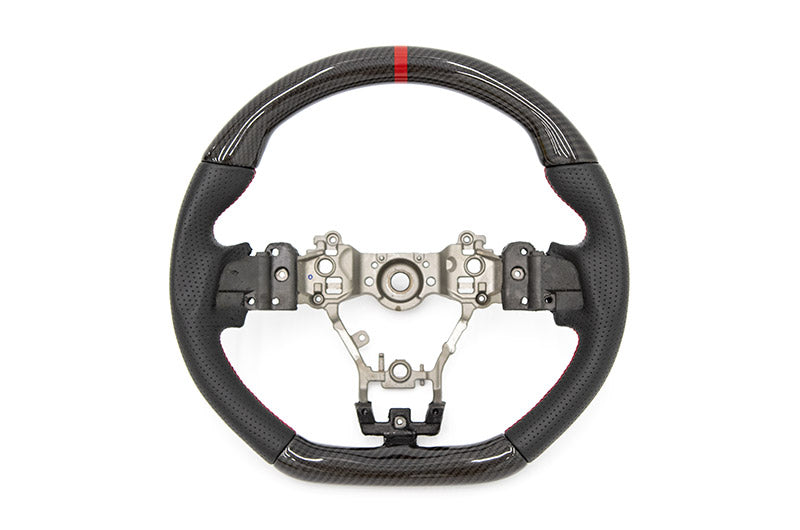 Faction Fab, FactionFab 15-20 WRX/STI Steering Wheel Carbon and Leather | FFA1.10207.4